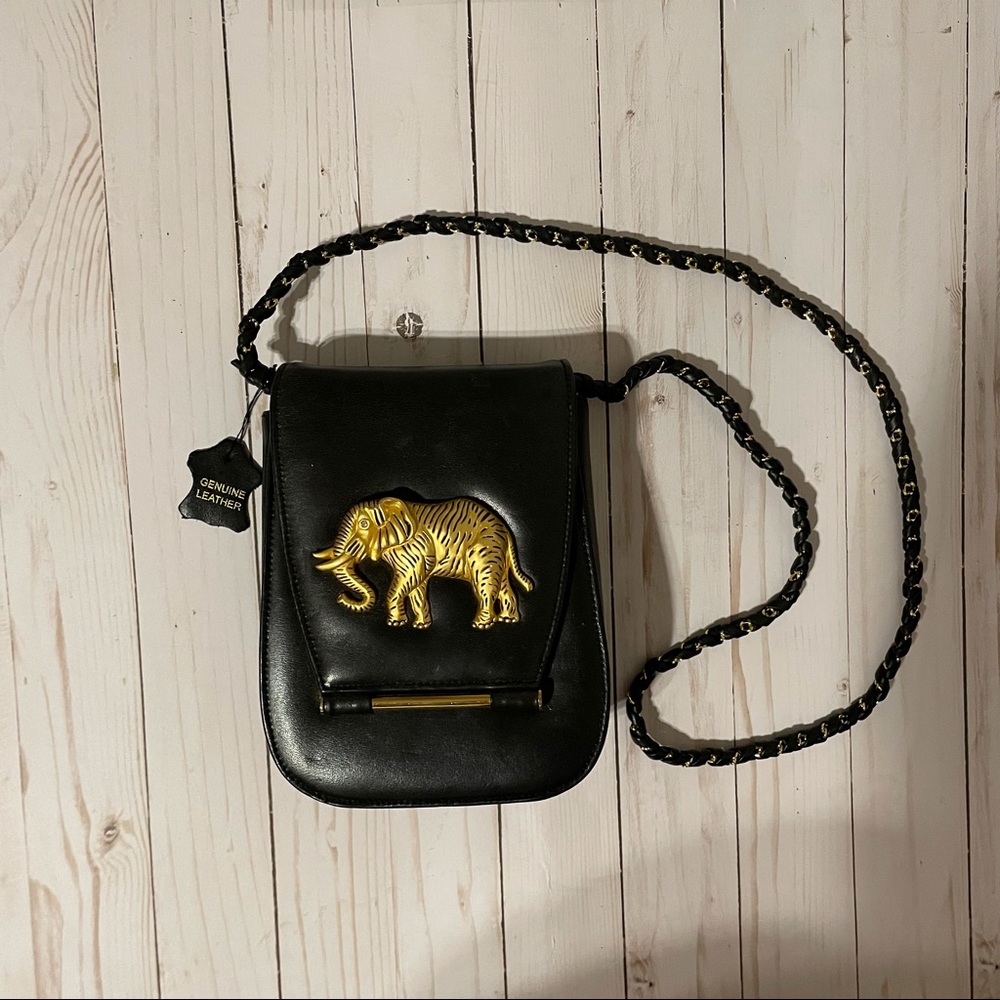 Genuine Leather Elephant Purse